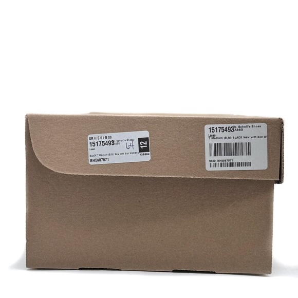 Dr. Scholl's Lasso Western Ankle Bootie Black and Off White Faux Leather Size 7 - Picture 11 of 11